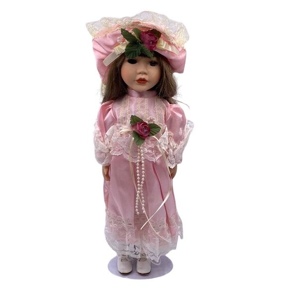 Vintage Menie Shelley Handcrafted Collectible Limited Edition Porcelain Doll 16" - Picture 6 of 12